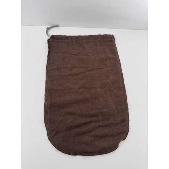 Allen Edmonds Shoes Dust Bag Drawstring Travel 14.5”x9” Brown Cloth Storage - Picture 2 of 2